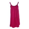thumbnail image 3 of Vestido corto sin mangas, cómodo y suave para mujer, minivestido con arnés, color blanco, talla L, 3 of 9