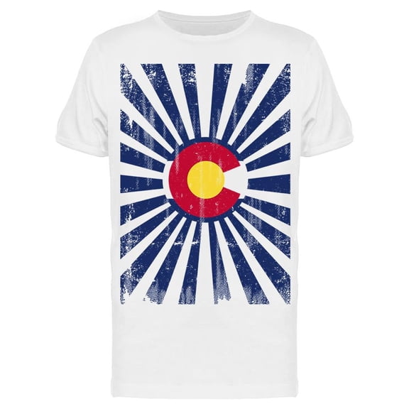 Colorado Retro Sunbeams T-Shirt Men -Image by Shutterstock, Male 3X-Large