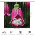 thumbnail image 2 of Chicks in A Flower Shower Curtain Sets Non-Slip Rugs Bath Mat Toilet Cover U Shaped Mat 4 Pcs, 2 of 6