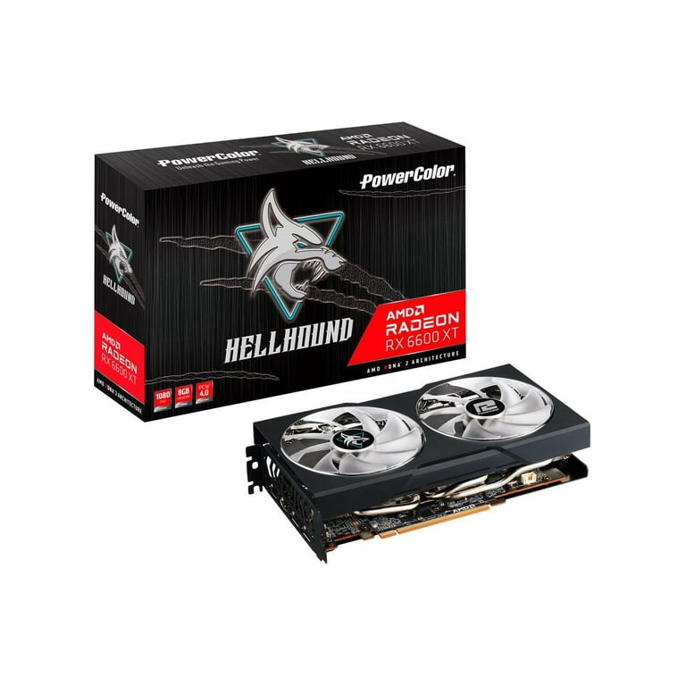 RX 6600　PowerColor Hellhound Radeon Amazon.com: PowerColor Hellhound AMD Radeon RX 6600 XT