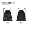 thumbnail image 2 of Yiaed Physical Formulas Print Drawstring Bags Drawstring Backpack Bulk String Back Pack Gym Sport Bag-Medium, 2 of 5
