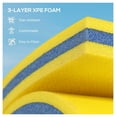 thumbnail image 5 of Lily Pad Water Mat 9'x6' for 2 Adults - Floating Water Pad for Lake, Pool, Ocean - Yellow, 5 of 9
