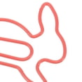 thumbnail image 3 of CIMAXIC 50Pcs Lovely Rabbit Shaped Clips Paper Clips Creative Note Clips Paper Pin Clip for Party Gift Office Hand Account (Random Color),0.98"X0.98"X0.12", 3 of 5