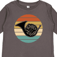 thumbnail image 4 of Inktastic French Horn Retro Music Gift Boys or Girls Long Sleeve Toddler T-Shirt, 4 of 5
