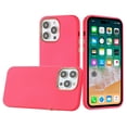 thumbnail image 2 of BEMZ Thin Chrome Hybrid Cover Case for iPhone 15 Pro Max (with Tempered Glass Screen Protector) Hot Coral Pink, 2 of 4