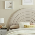 thumbnail image 7 of Headboard, Queen, Gray, Velvet, Hotel Bedroom, Modern Contemporary, HB38127, 7 of 7