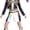 Black-Pants Suit, variant on Halloween Cosplay Costume for G'irl's, Popular Singer Idol Group Stage Performance Outfit with Top and Pants, Pop Star Role Play Costumes for Halloween Dress Up Party, Festival & Carnival