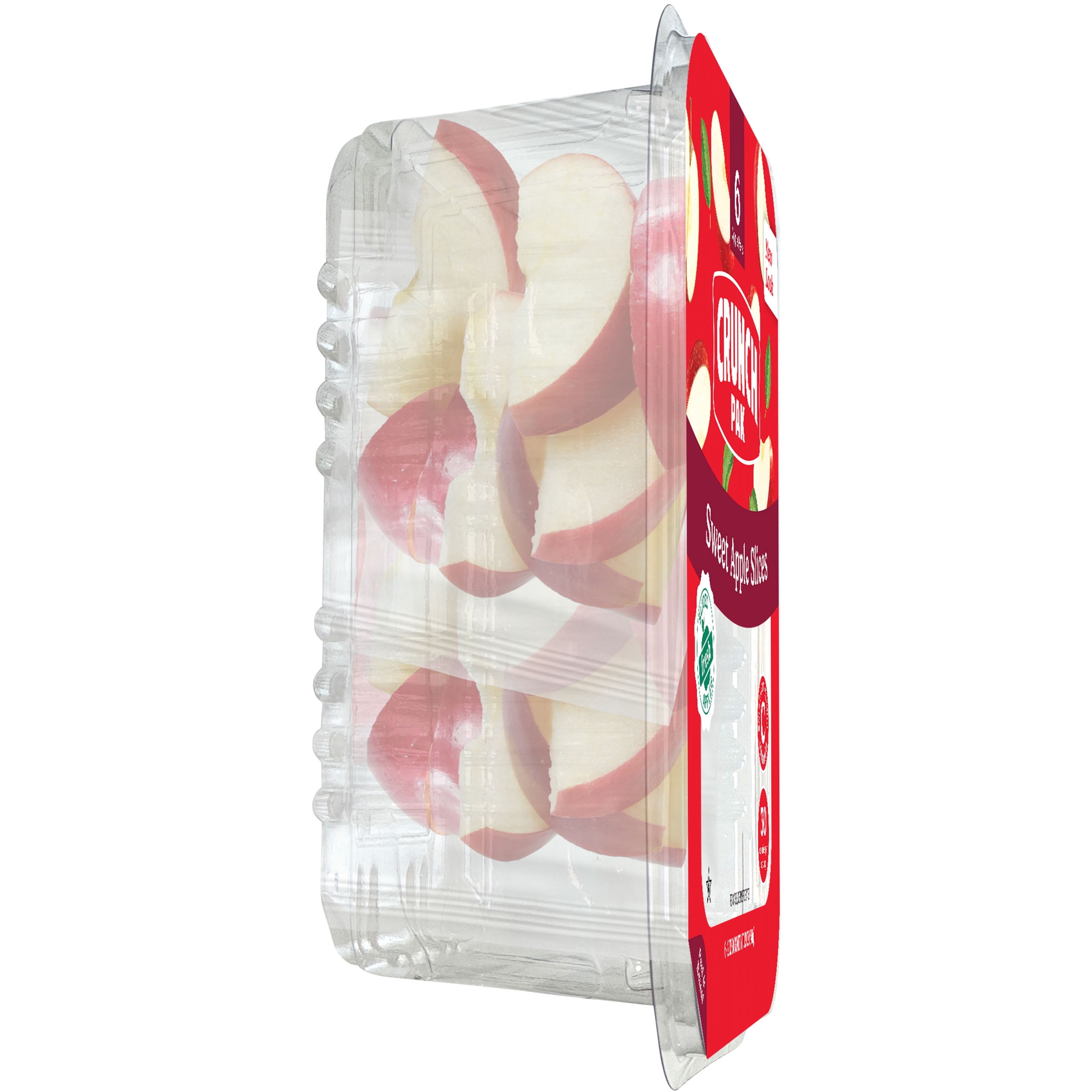 Crunch Pak Grab N Go! Sliced Apples in a Multi-Pack of 2 oz Individually Packaged Bags, 6 Pack