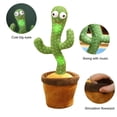 thumbnail image 4 of Juguetes de peluche de cactus, cactus que cantan y bailan, juguetes de peluche electrónicos de cactus para niños, 4 of 8