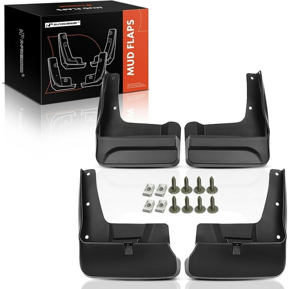 A-Premium Mud Flaps Mudguards Splash Guard Compatible with Toyota Sienna SE 2016-2020 MPV 2WD Only Front and Rear 4-PC Set