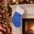 thumbnail image 4 of PryvnHome Christmas Stocking Sequin Stocking with Faux Fur Trim and Hanging Loop for Tree Decoration Candy Bag, 4 of 6