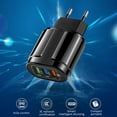 thumbnail image 3 of 3-port USB Charging Head Macaron Color Matching Charging Head Portable USB Charging Head, 3 of 5