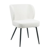 Eleonora Modern Fabric Boucle Dining Chair (Set of 2) In White