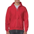 thumbnail image 1 of Sudadera Lisa Con Gorro, Cierre Y Cangurera National Style, 1 of 2