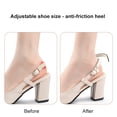 thumbnail image 4 of 20Pcs Heel Grip Strips Self Adhesive Soft Fabric Anti Friction Anti Slip Shoe Loose Prevention Shoe Size Adjuster for High Heels, 4 of 7