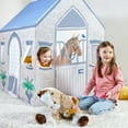 thumbnail image 5 of Martha Stewart Kids' Farmer's Stable Play Tent: Children's Large Indoor Playhouse for Playroom, Toddler Bedroom Tent for Pretend Play, 5 of 6