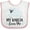 White and Pink, variant on Inktastic My Babcia Loves Me Boys or Girls Baby Bib