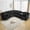 Black, variant on Power Reclining Sectional Sofa with Wireless Charger,6-Seater Faux Fur Sectional with Recliners,Hidden Cup Holders,Storage Console,USB & Type-C Ports,Brown