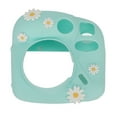 thumbnail image 3 of Funda ligera para cámara instantánea con correa para el hombro Bling Bling Silicona suave para Instax Mini 7 Plus margaritas azules, 3 of 12