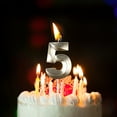 thumbnail image 2 of SHAGUOZHOU Dinner Candlesticks Advent And Holder Birthday Candles Extended Big Number Candle Multicolor 3D Design Cake Topper Decoration For Any Celebration, 2 of 8