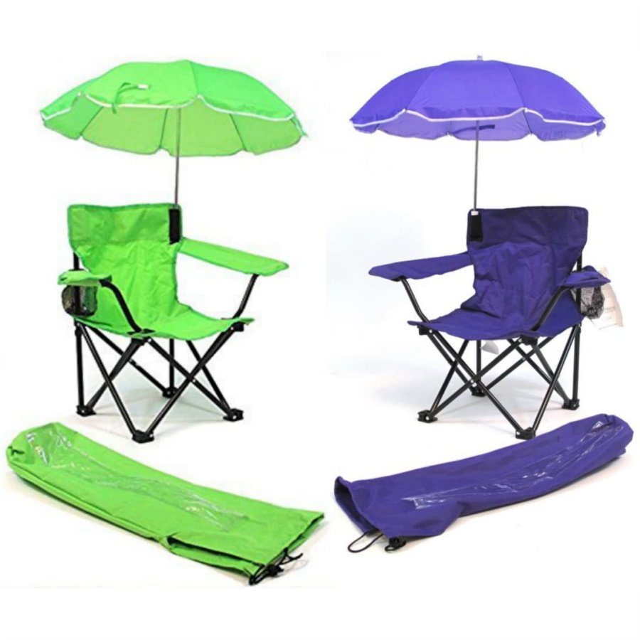 Redmon For Kids Beach Baby Kids Umbrella Camp Chair of Green and