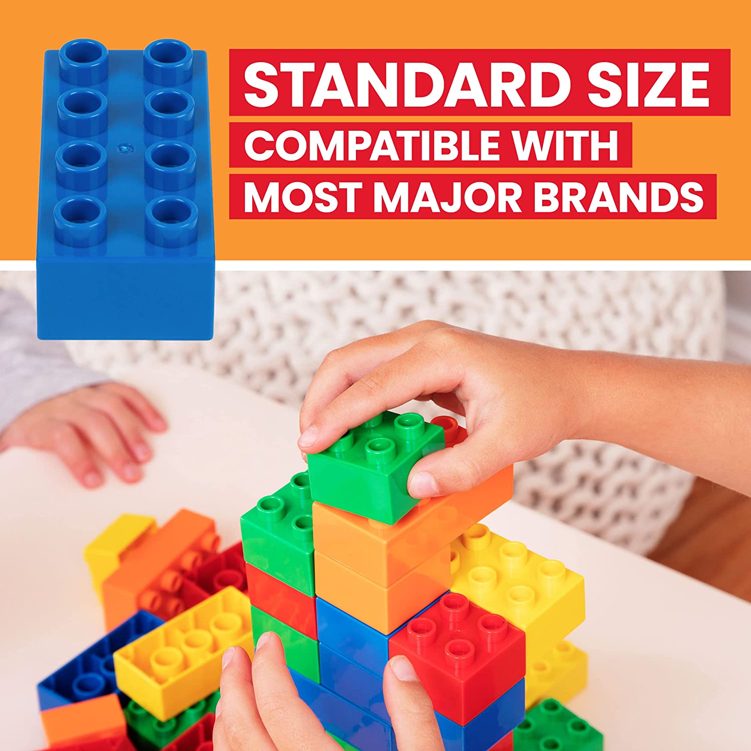 Prextex 150-Piece Classic Building Bricks Set photo 4