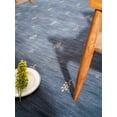 thumbnail image 6 of Rugsotic Carpets Handmade Rugs Hand Knotted Loom Rectangle 3'x5' Blue Wool for Indoor Use, 6 of 8