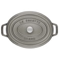 thumbnail image 3 of Staub Cast Iron 7-qt Oval Cocotte - Graphite Grey, 3 of 4