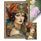 thumbnail image 1 of Kit Punto Cruz Vintage para Mujer Hilo Algodón Ecológico Bordado 11CT 50x75cm, 1 of 9