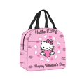 thumbnail image 3 of Bolsa de comida portátil HelloKitty Dibujos animados Lindo Hello Kitty Bolsa de almuerzo Bolsa de almuerzo aislada Bolsa de almuerzo para estudiantes, 3 of 5