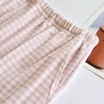 thumbnail image 5 of Tnhcen Women's Winter Plaid Fleece Pajama Pants Thermal Sleepwear Elastic Waist Pocket Lounge Pants Home Warm M-XL Pink, 5 of 9