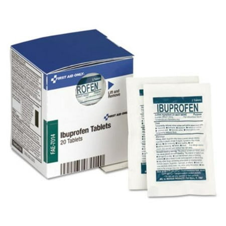 Over the Counter Pain Relief Medication for First Aid Cabinet, 20