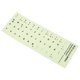 thumbnail image 5 of 1 hoja de pegatinas para teclado que brillan en la oscuridad, pegatina de repuesto para teclado alemán, 5 of 7