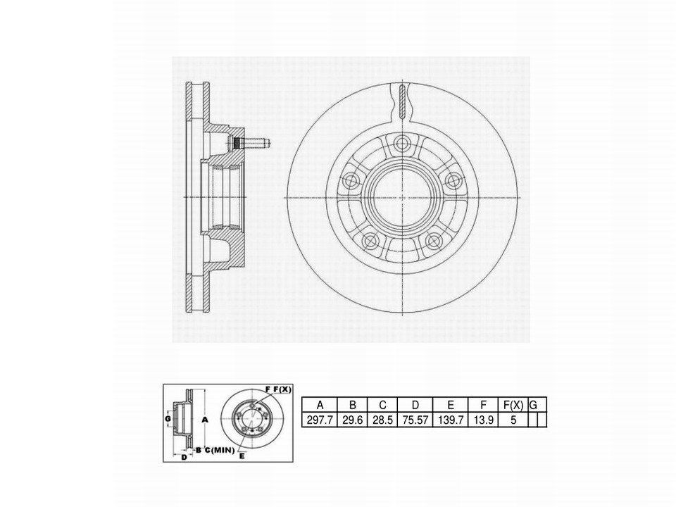 Winstop Brake Rotor and Hub Assembly, Front WS234371, Ford F-150 1988-1987