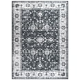 thumbnail image 2 of Cydiria Vintage Boho Traditional Oriental Faux Wool Area Rug, 5' x 7', Black, 2 of 7