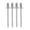 Silver, variant on YAHHU 4PCS Aluminum Rosette Rivets High Strength Rustproof Long Lasting Replacement for AMC VIN DOOR TAG Dash Panel Fasteners Accessories, Silver (2.36 inches / 6.00 cm)