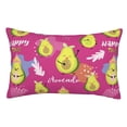 thumbnail image 1 of Balery Pink Green Avocado Funda de Cojín Estampada, Regalos para Mujeres, Regalos de Amor para Ella, Regalos para Novia o Esposa, Funda de Almohada-20"x30", 1 of 6