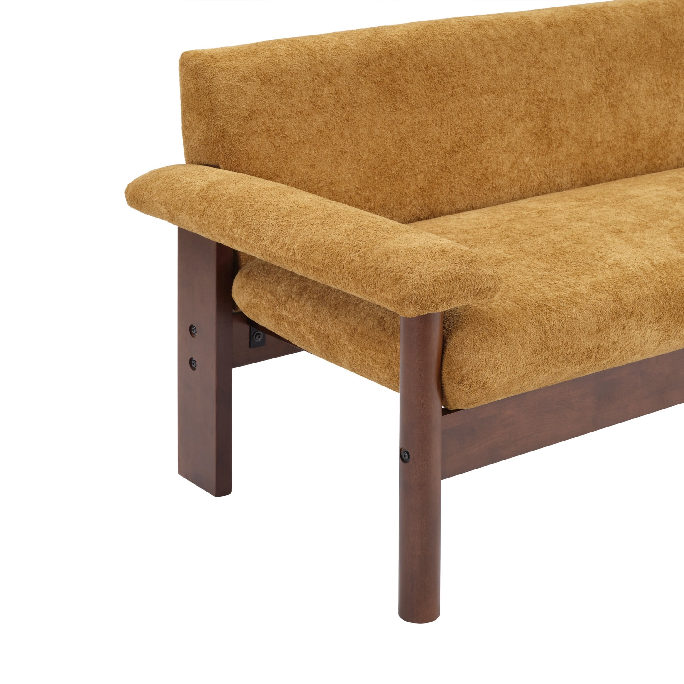 Christopher Knight Home 70" Modern Sofa, Chenille Upholstered Couch with Pillow Top Arms, Yellow