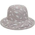 thumbnail image 2 of CoCopeaunts Summer Bucket Hat for Women White Pearl Decorated Beach Outdoor Travel Sunscreen Cotton Foldable Ladies Bucket Cap, 2 of 8