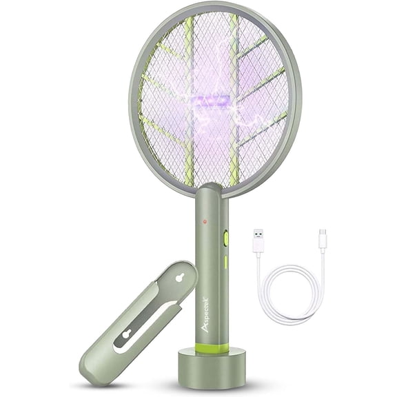 Aspectek Electric Fly Swatter and Bug Zapper, 3000V, Handheld