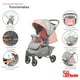 thumbnail image 3 of Carriola de Viaje Plegable con Portabebe Manubrio Reverisble-Rosa, 3 of 6