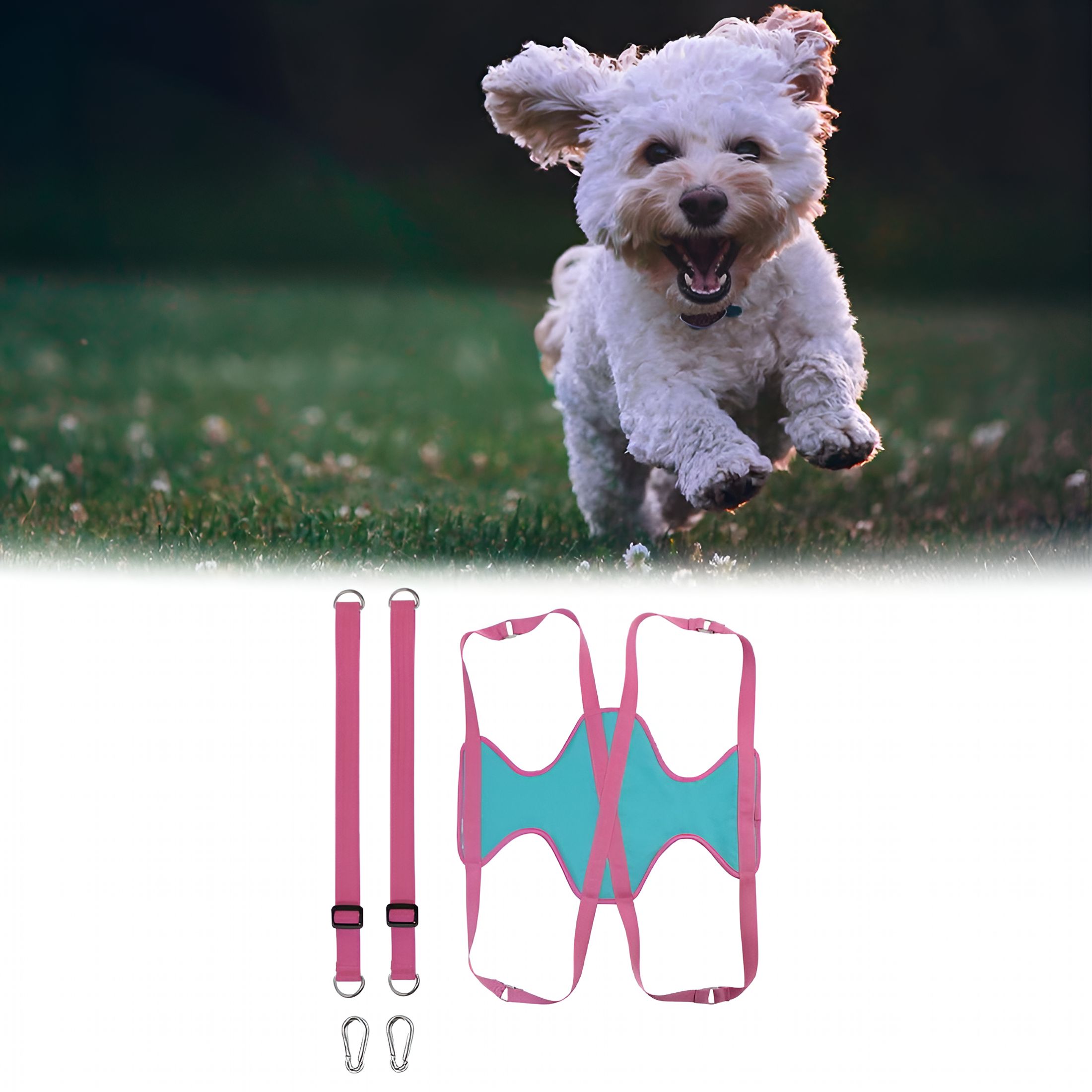 BESTSKY Cat and Dog Hammock Helper Durable Dog Holder Restraint Bag Pet Grooming Hammock Harness for Trimming Washing Bathing Grooming Nail Clipping