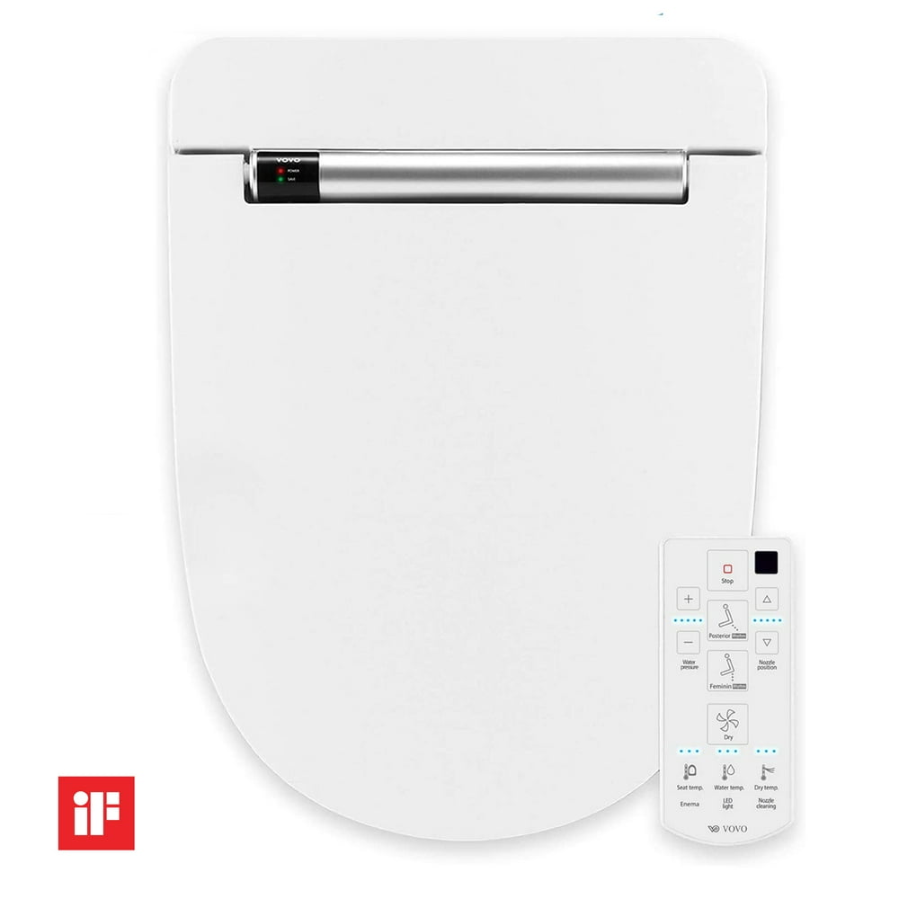 VOVO STYLEMENT VB4000SE Electronic Bidet Seat, Elongated, Easy Install