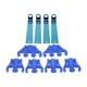 thumbnail image 2 of Kit de cableado de encendido de 4 piezas, separadores de 7, 8 y 9 mm, reemplazo directo para automóviles Azul, 2 of 8