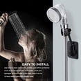thumbnail image 2 of NETSENG Shower Head Holder Strong Adhesive 360 Degree Rotatable Adjustable Handheld Shower Wand Holder Wall Mount Bracket for Bathroom, 2 of 6