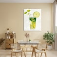 thumbnail image 3 of Stupell Industries Modern Summer Cocktail Lime Mint Canvas Art, 30 x 40, by Lorenzo Collective, 3 of 8