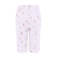 thumbnail image 6 of Only Moment Women's Drawstring Sweat Shorts Linen Graphic Printed Shorts Summer Casual Elastic High Waisted Wide Leg Cute Dressy 2026 Vacation Beach Clothes Linen Shorts for Women Purple,S, 6 of 6