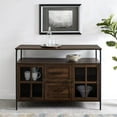 thumbnail image 5 of Pemberly Row 48" Industrial 3-Door Buffet in Dark Walnut, 5 of 14