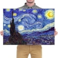 thumbnail image 7 of Wieco Art Large Starry Night by Vincent Van Gogh, 7 of 7