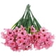 thumbnail image 4 of 6 unids Simulados flores violetas ramos de flores Arreglo de flores decoraciones flores falsas, 4 of 7